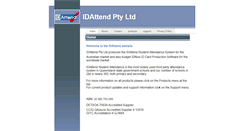 Desktop Screenshot of idattend.com.au